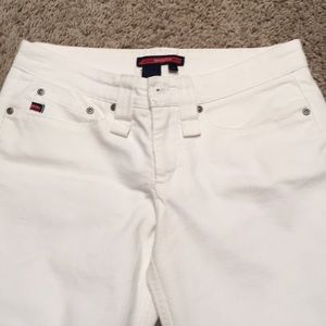 BCBG Maxazria Jeans White 4 Petite Sarula